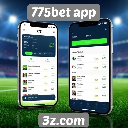 Experiência móvel otimizada do 775bet app