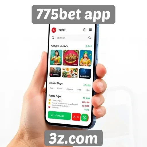 Interface do usuário do 775bet app é intuitiva